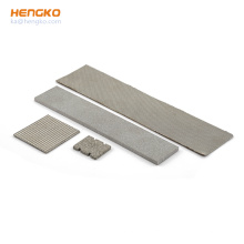 Customized different size flexible design powder sintering porous 316 316L stainless steel filter plate for fuel oil/wine filter